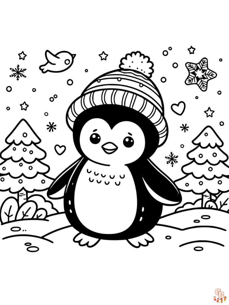 Printable Winter Wonderland Coloring Pages Free