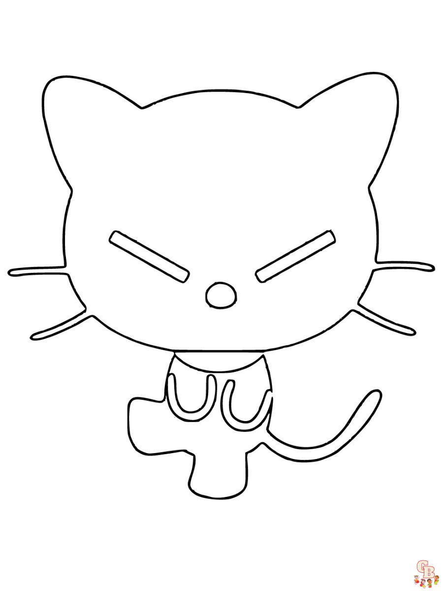 chococat coloring page