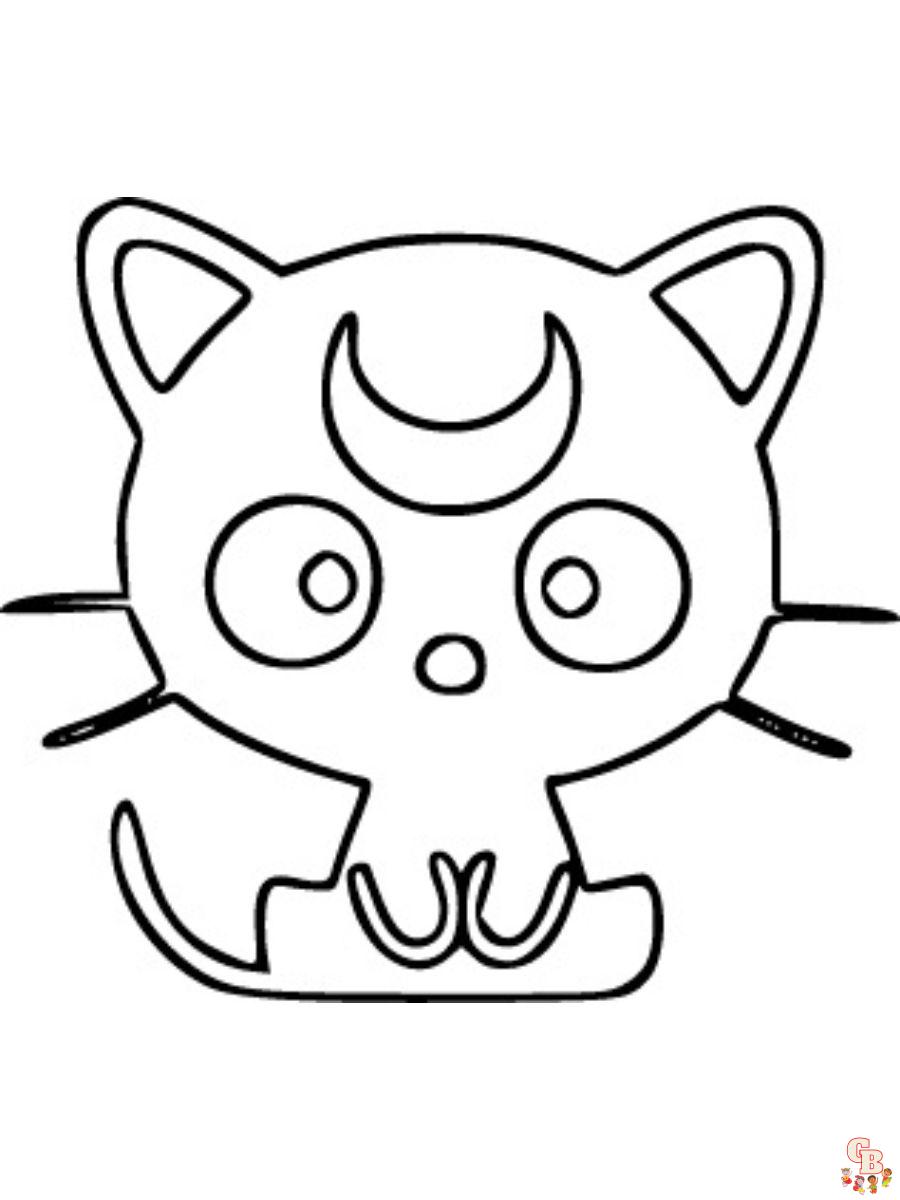 chococat coloring pages free