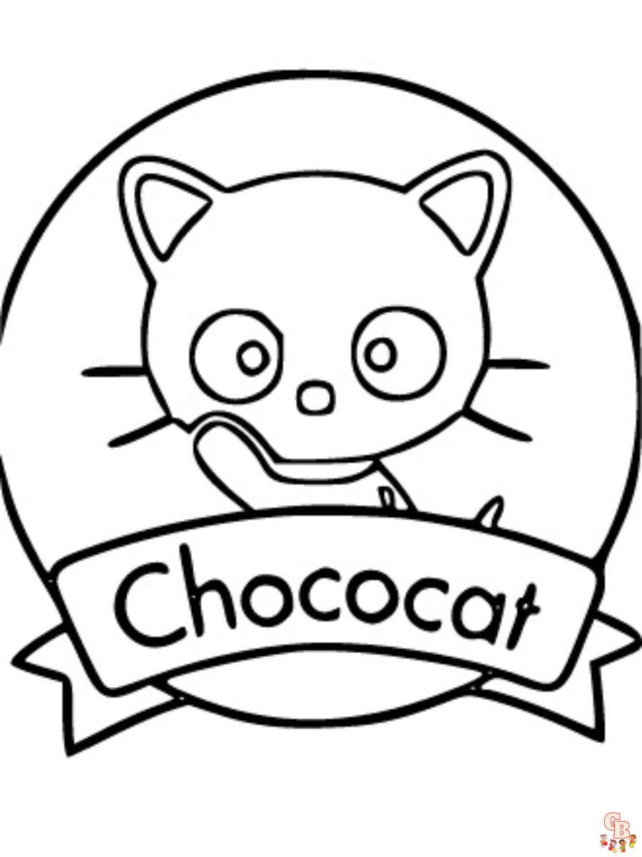 chococat coloring pages