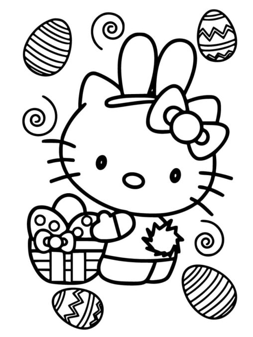 Hello Kitty Coloring Pages - Printable and Free | GBcoloring