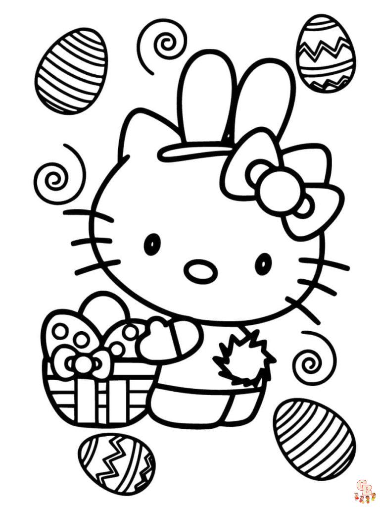 Hello Kitty Coloring Pages - Printable and Free | GBcoloring