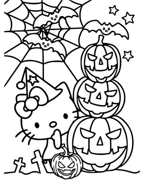 Hello Kitty Coloring Pages - Printable and Free | GBcoloring