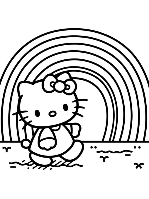 Hello Kitty Coloring Pages - Printable and Free | GBcoloring