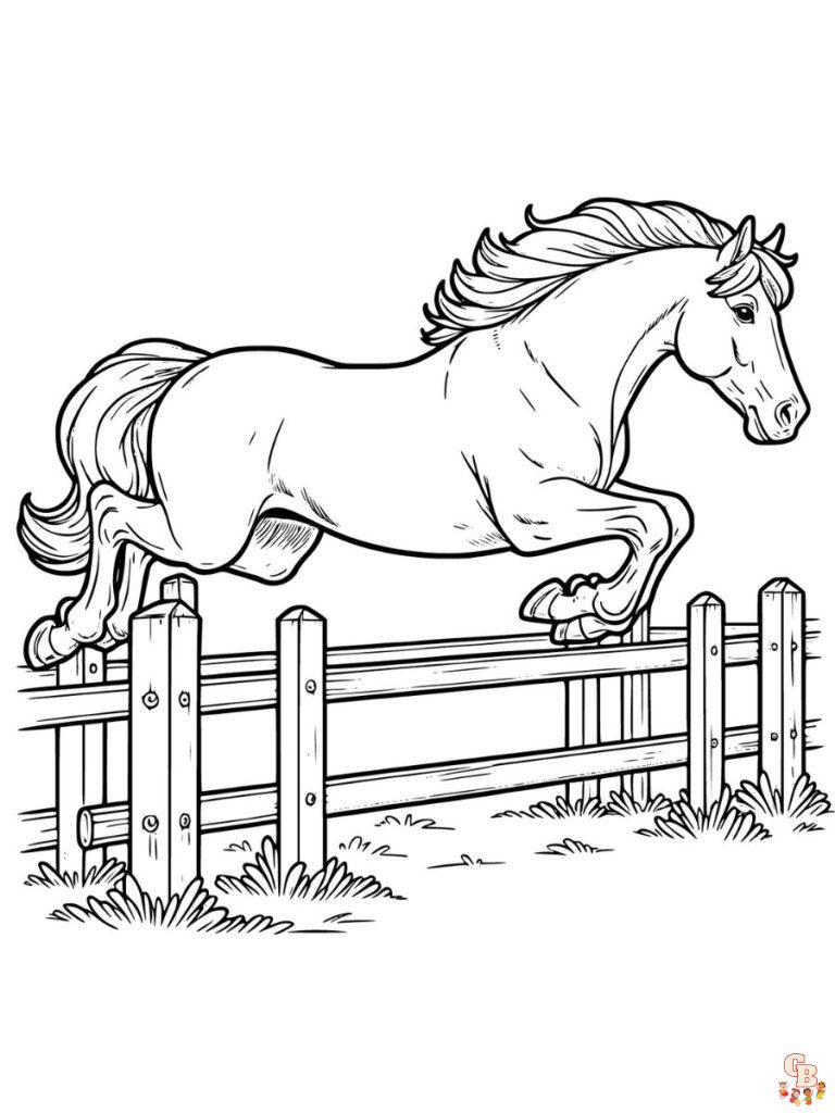 Realistic Horse Coloring Pages - Free Download for All Ages