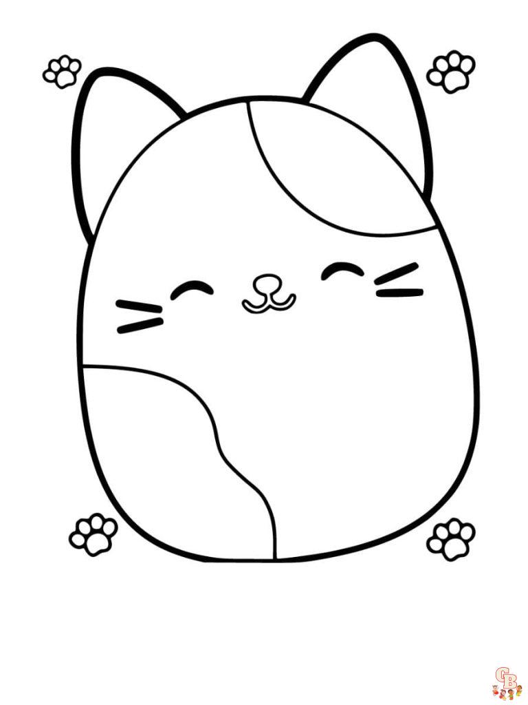 Squishmallows Coloring Pages for Kids | Free Printable Sheets