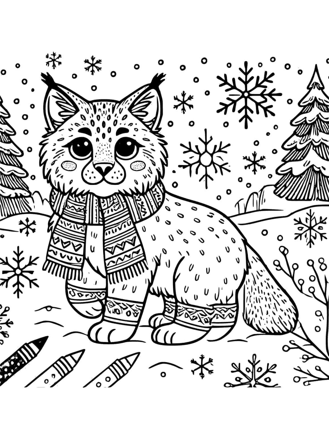 Newest Bobcat Coloring Pages Free Printable newest-bobcat-coloring-pages-free-printable