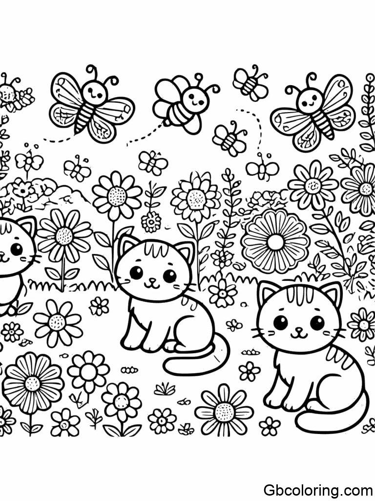 Newest Cats Coloring Pages Free Printable