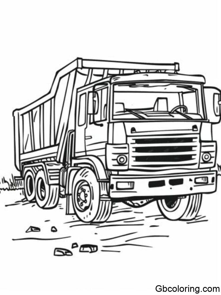 25+ Free Garbage Truck Coloring Pages - Gbcoloring