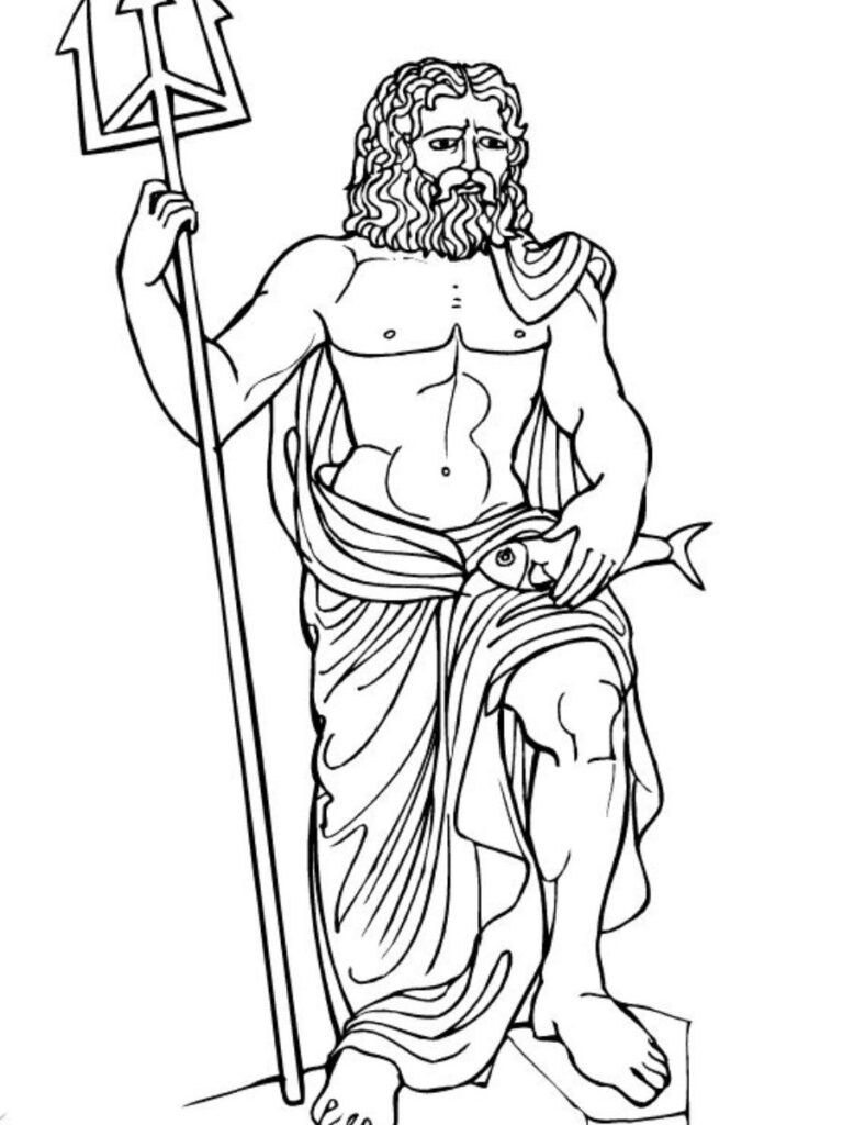 Printable Greek Mythology Coloring Pages Free