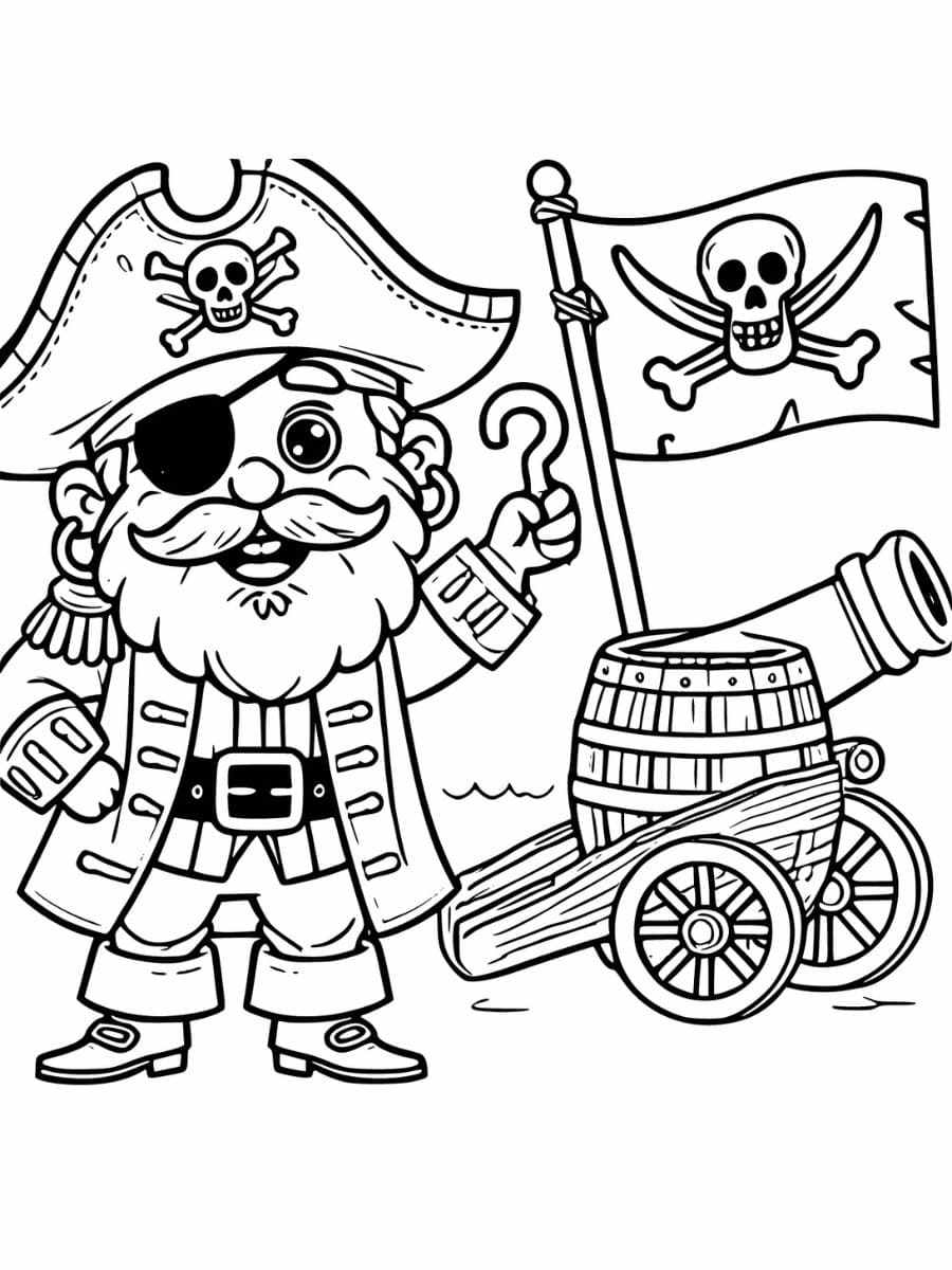 Pirate Coloring Pages: Free Printable Sheets for Kids