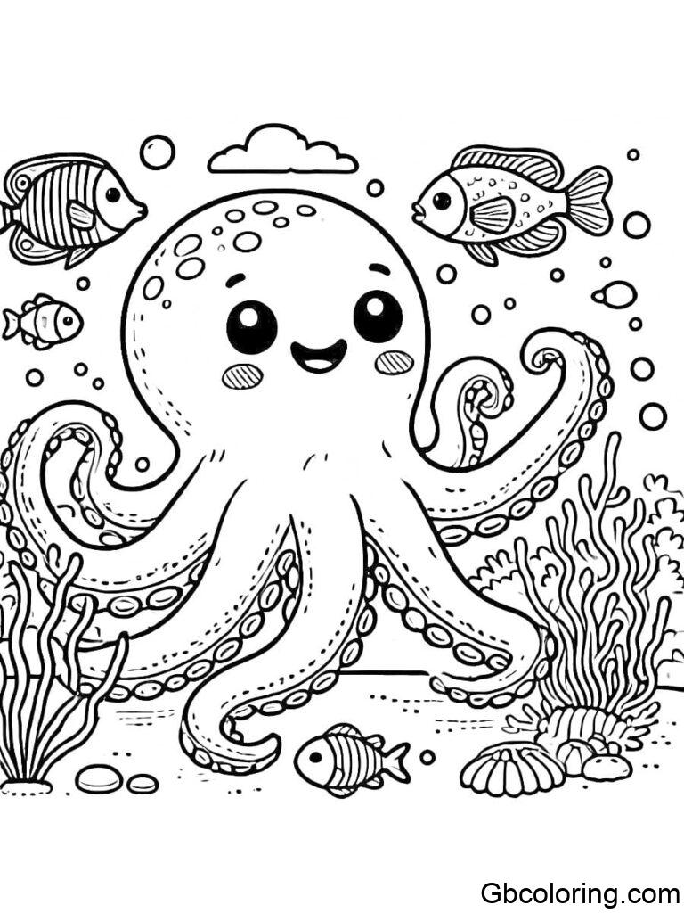 Printable Kraken Coloring Pages Free For Kids And Adults